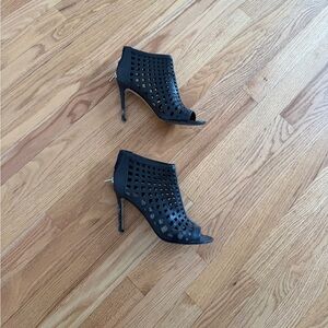 Sexy black netted heels Charles by Charles David
